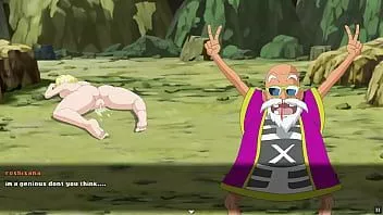 Redare Super slut z tournament 2 [parodia jocului Dragon Ball hentai] ep.3 Android 18 stropește în timp ce bătrânul pervers își ia fundul