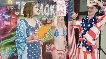 play Jerkaoke - Aliya Brynn, Kate Bloom i Ember Snow świętują 4 lipca w najseksowniejszy możliwy sposób - ltv 0037 - ep